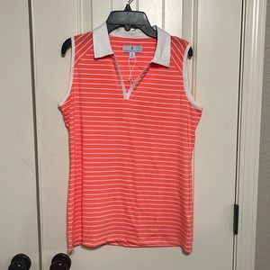 Sport Haley Sleeveless Polo medium new